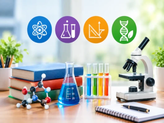 Chemistry practical session at Inspiration PU College, Puttur