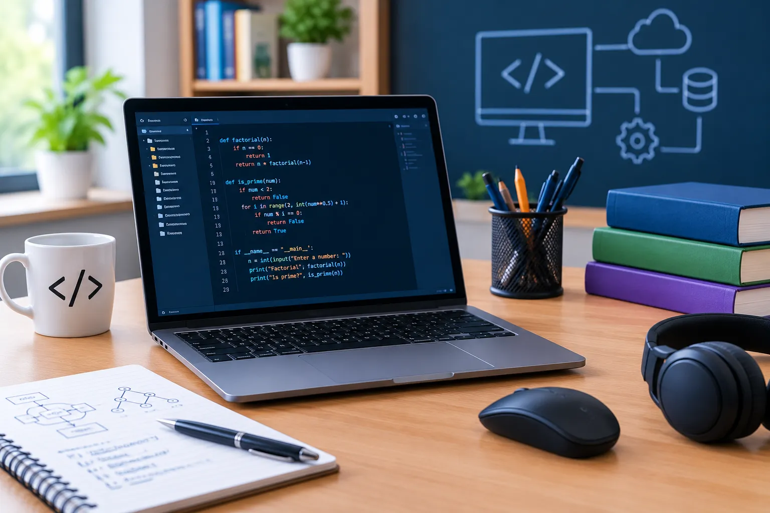 Computer Science practical session in the PCMC course at Inspiration PU College, Puttur